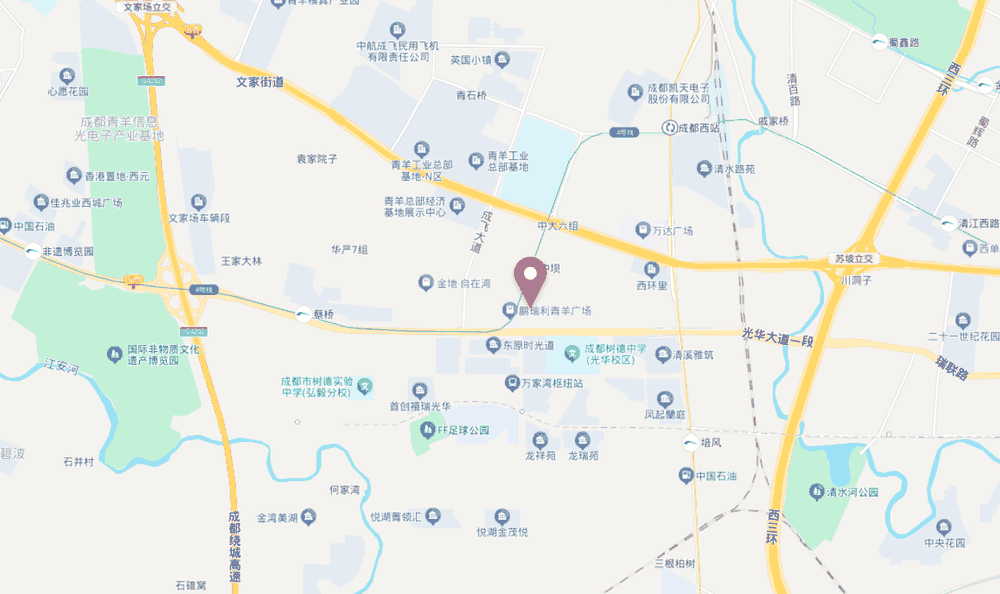 光华中心位置地图